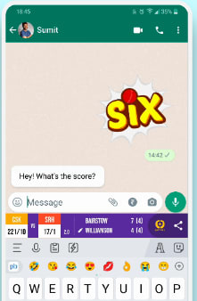 Live Scorebar - Other Media - Bobble AI Advertising Rates - The Media Ant